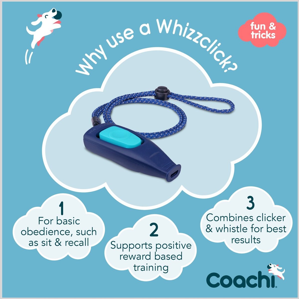 Coachi Whizzclick Dog Training Clicker