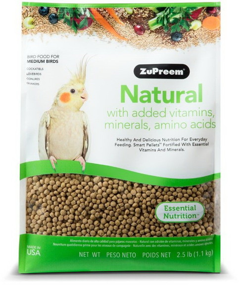 ZuPreem Natural Blend Bird Food