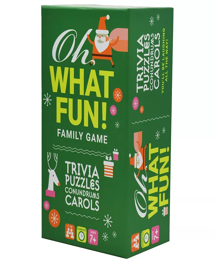 Project Genius Oh What Fun Holiday  Family  Party  Trivia Game Solve Christmas Trivia And Puzzles