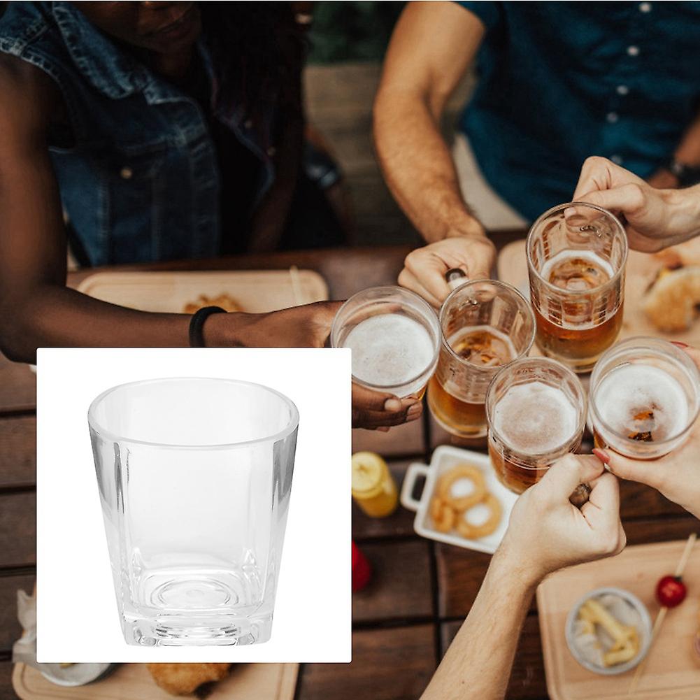 180ml Acrylic Eco Friendly Whisky Cup Wine Beer Drinking Mug Bar Supplies Accessories(8007 )