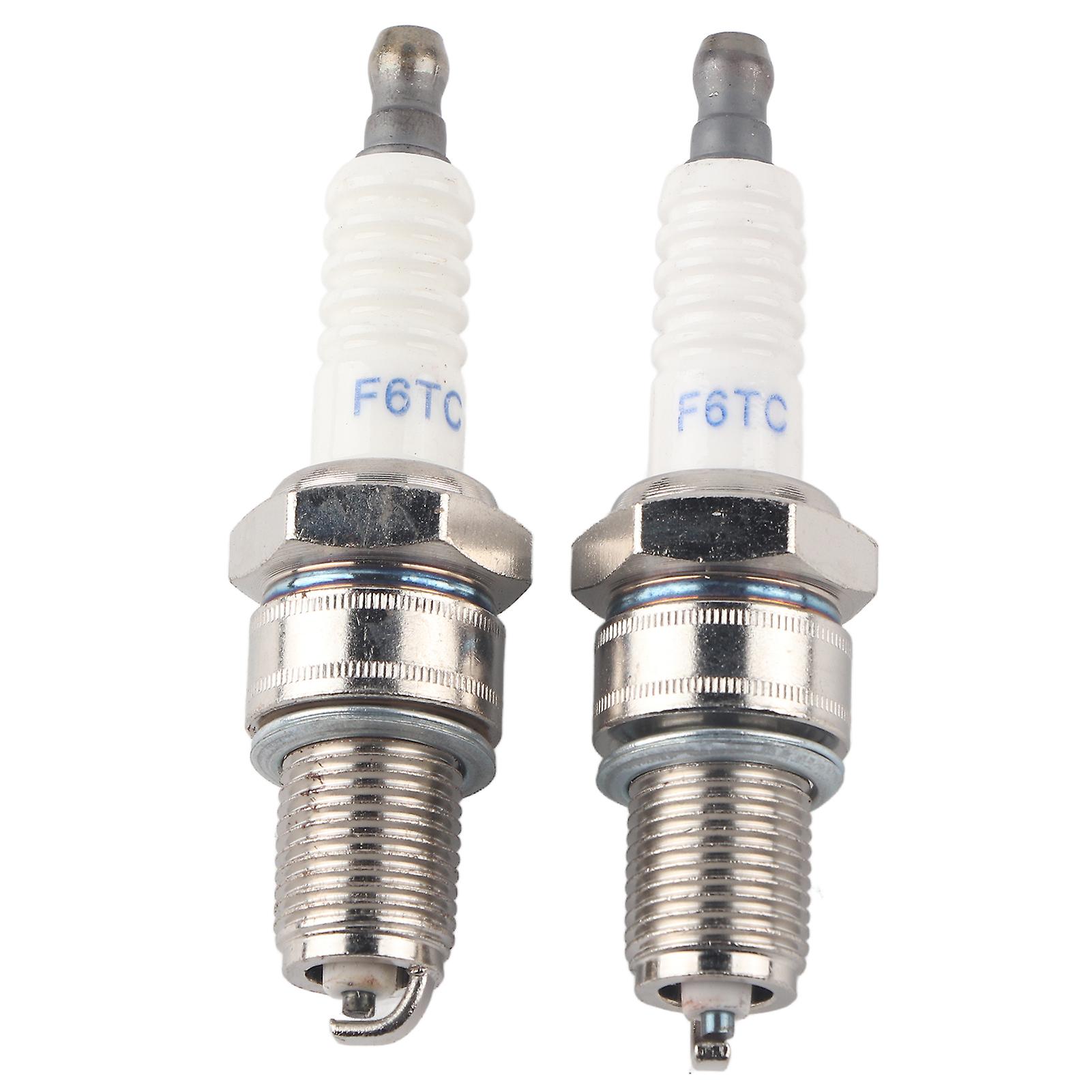 2pcs Spark Plug Replacement F6rtc For Mtd 95110292 75110292 Torch Engine 131039 Lawn Mower