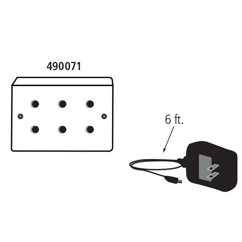 Rubbermaid 490071 One Shot Ac Adapter For Soap