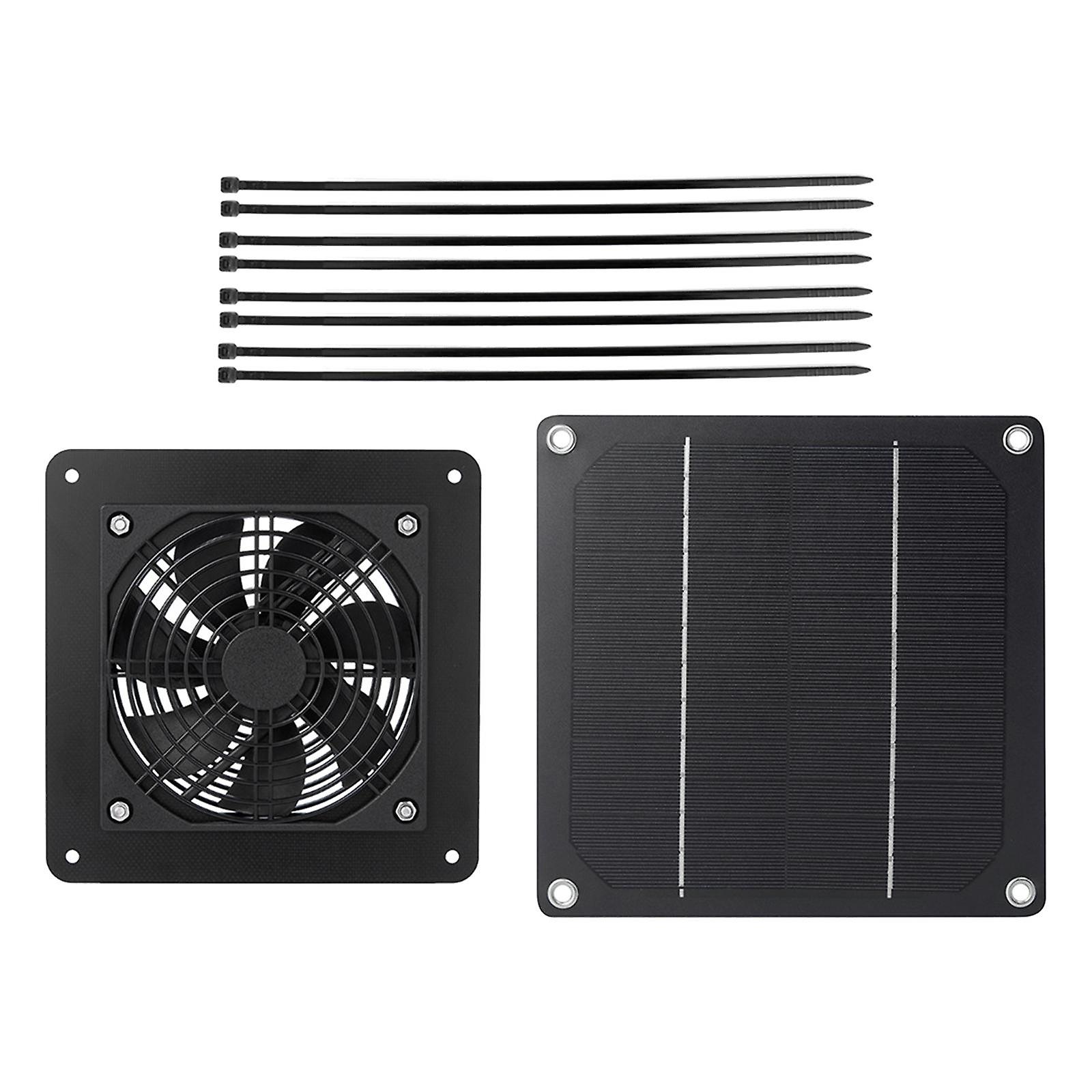 Ventilation Fans 12v 5w Solar Powered Panel Fan For Greenhouse Camping Sheds