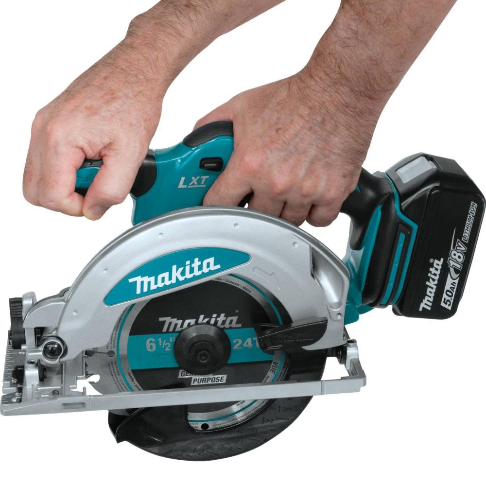 18V LXT Lithium-Ion Cordless 6-1/2 in. Circular Saw Kit (5.0Ah) ;