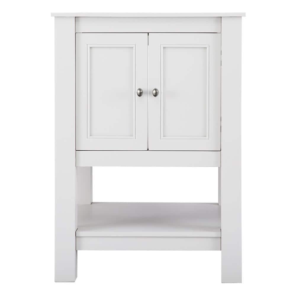 Home Decorators Collection Gazette 24 in W x 2134 in D Bath Vanity Cabinet Only in White