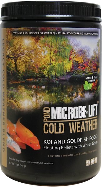 Microbe-Lift Legacy Cold Weather Floating Pellets with Wheat Germ Koi and Goldfish Food