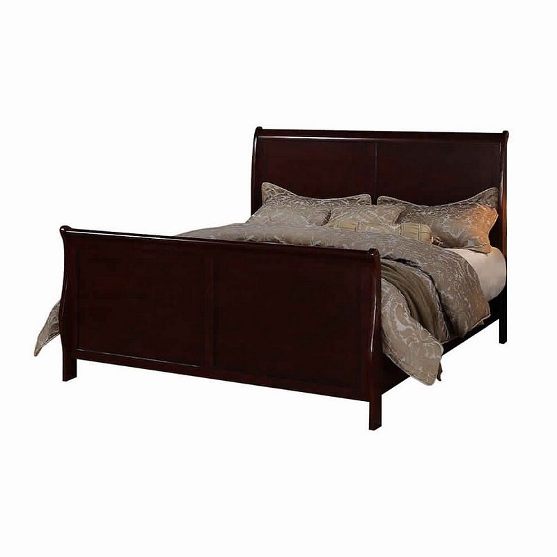 Astonishing Queen Louis Phillippe Bed ， Cherry