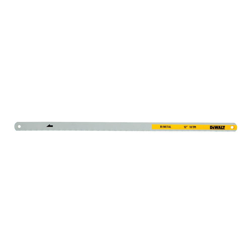 DEWALT 2 pk 12 In. 18tpi Hacksaw Blades DWHT20551 from DEWALT