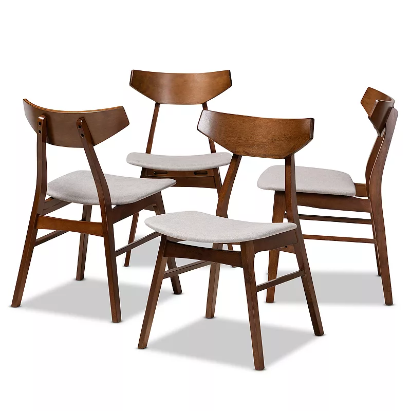 Baxton Studio Danica Dining Chair 4-piece Set