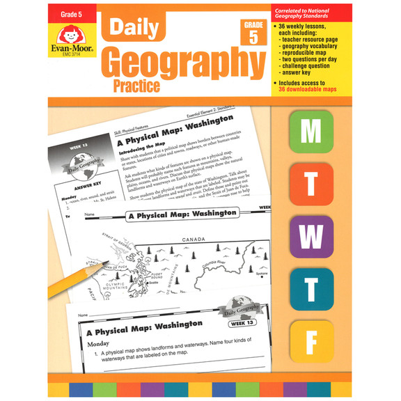 Evan Moor EMC3714 Daily Geography Practice Gr 5