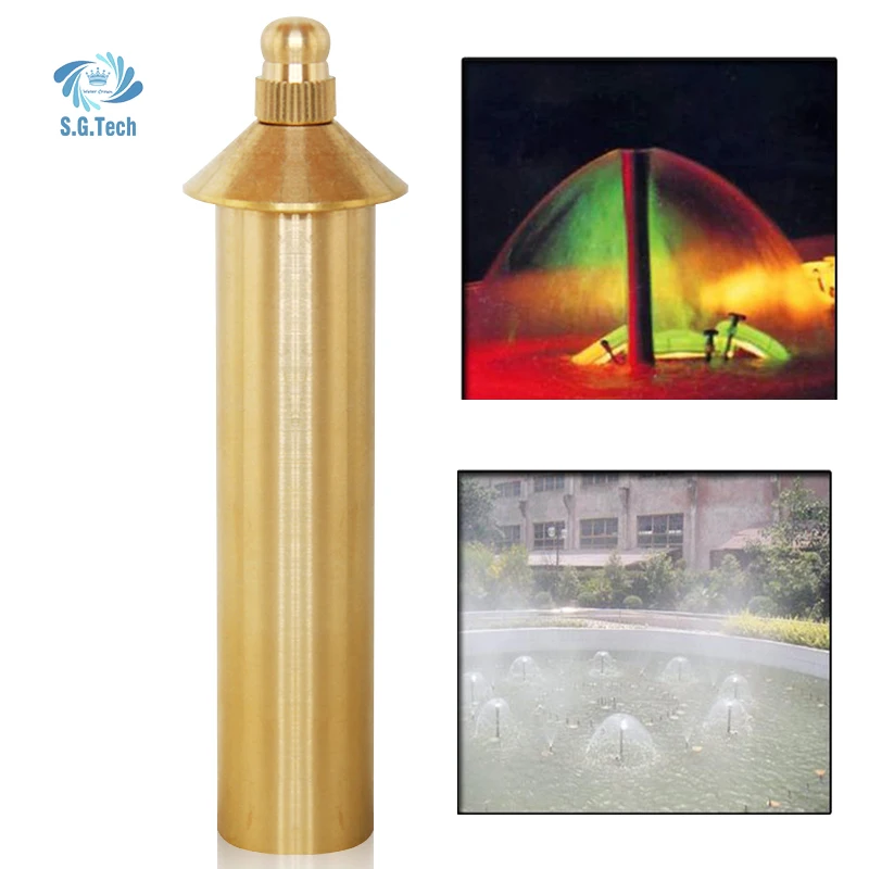 Manufacturer Supply Brass Water Umbrella Fountain Nozzle Dancing Musical Garden Fountain Nozzle Pool Fountain Nozzle