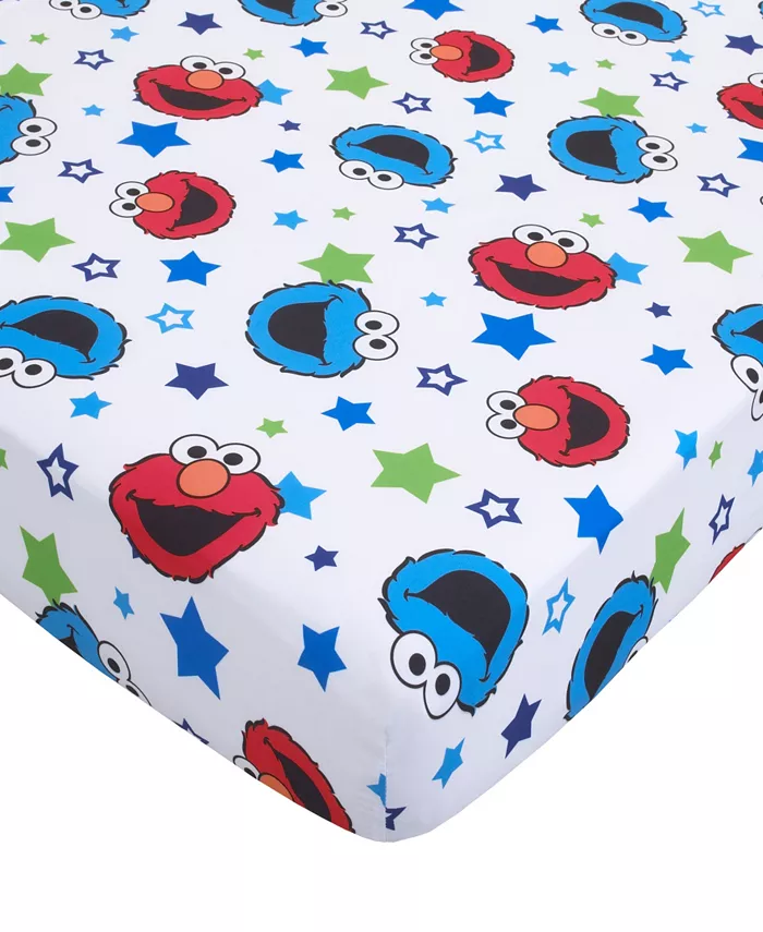 NoJo Sesame Street 4-Piece Toddler Bedding Set