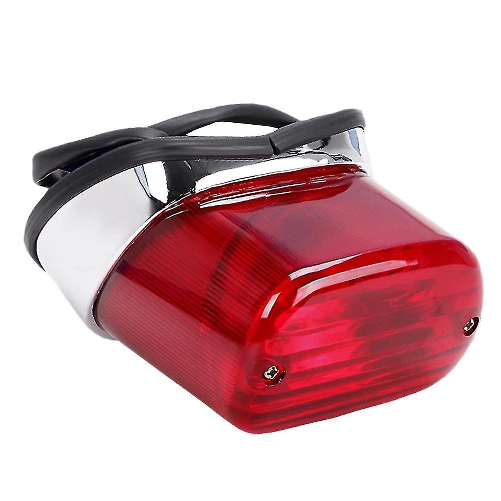 Motorcycle Tail Brake Light Abs Red Motorbike Rear Indicator Stop Lamp For Virago Xv250 Xv400