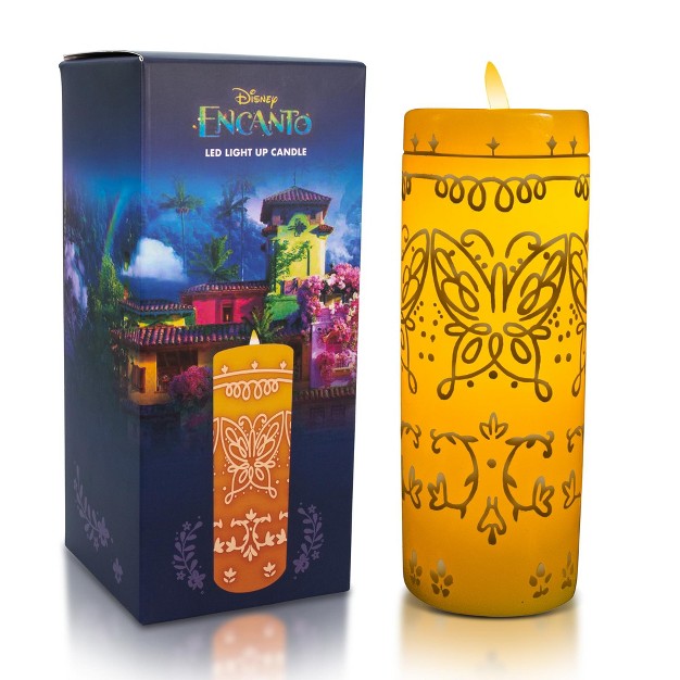 Ukonic Disney Encanto Alma x27 s Miracle Led Flameless Candle Replica 8 Inches Tall