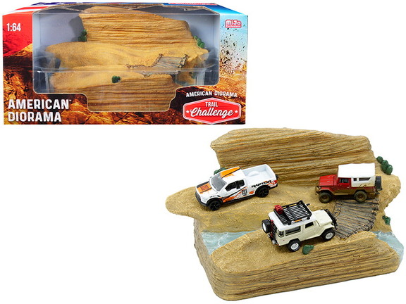 American Diorama 38431  Trail Challenge Resin Di...