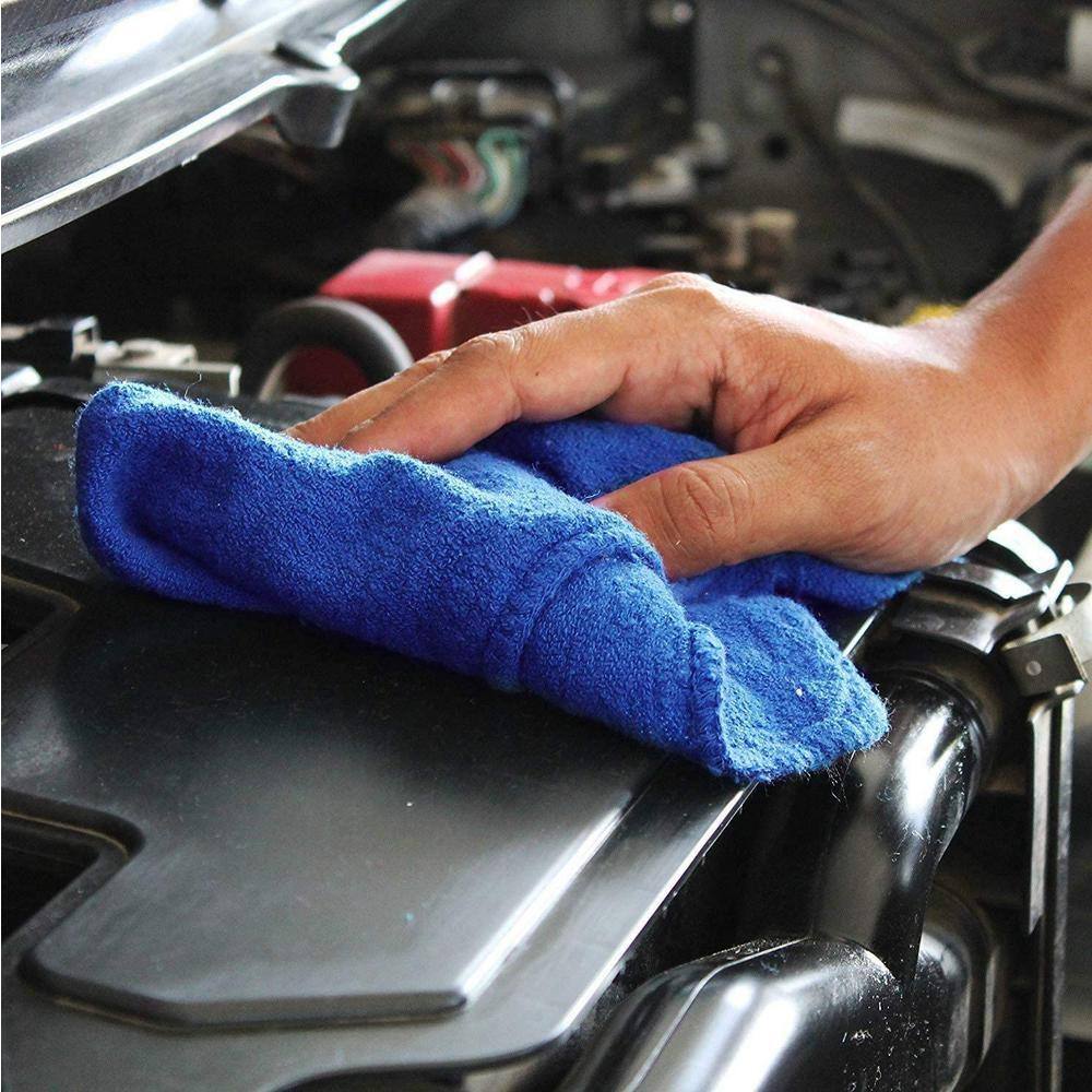 THE CLEAN STORE Blue Shop Towels (Case of 600) 79184C