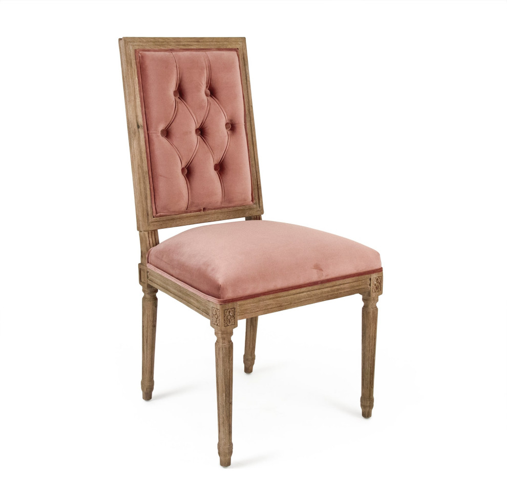 Louis Side Chair   Eclectic   Dining Chairs   by Hudson Home Decor  Houzz