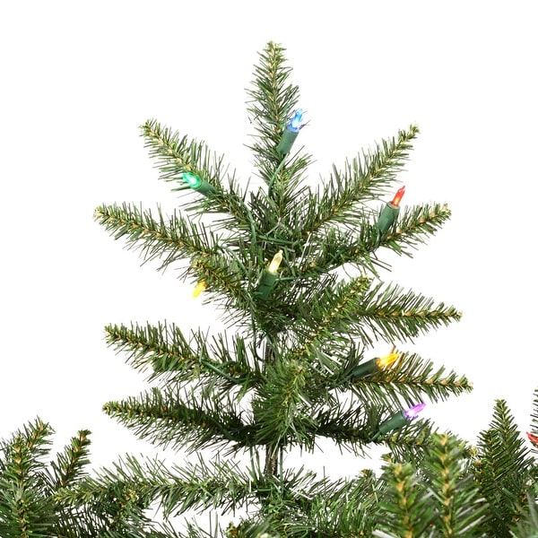 Vickerman 5.5' Camdon Fir Artificial Christmas Tree，MultiColored Duralit LED Lights