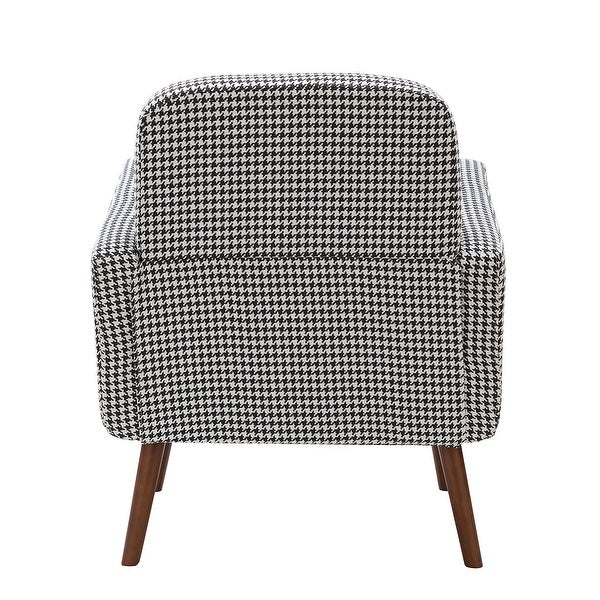 Aeetes Modern Upholstered Armchair with Solid Wood Legs by HULALA HOME