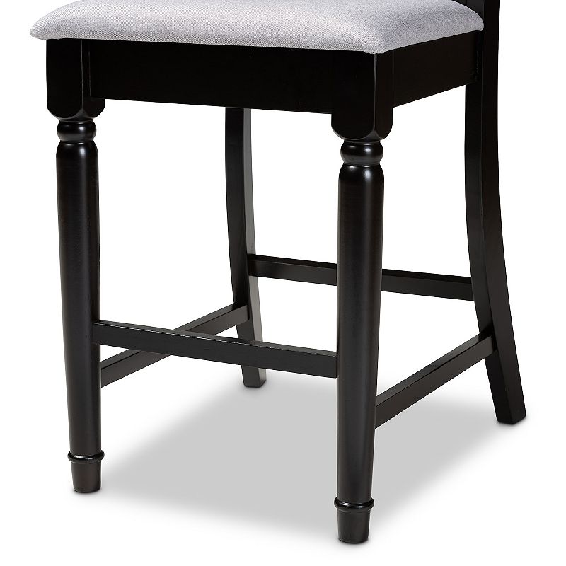 Baxton Studio Verina Counter Stool 2-piece Set