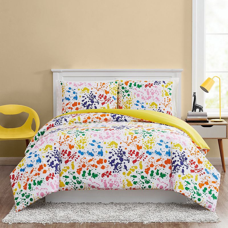 Crayola Splatter 2 Piece Comforter Set