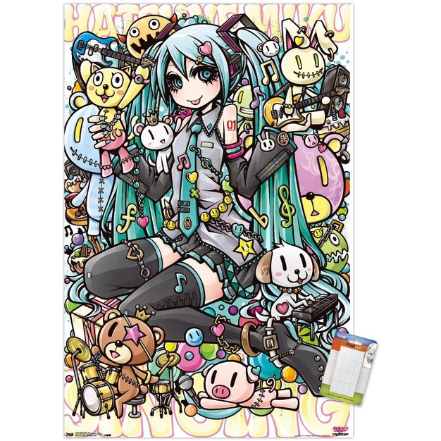 Trends International Hatsune Miku Toys Unframed Wall Poster Prints