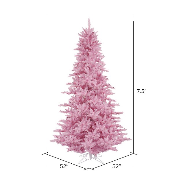 Vickerman Pink Fir Artificial Christmas Tree