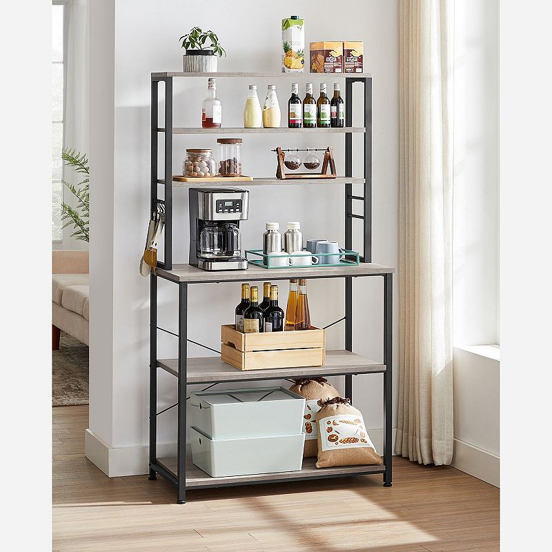 6-Tier Industrial Baker's Rack