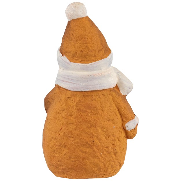 Frosted Gingerbread Snowman Christmas Tabletop Figurine