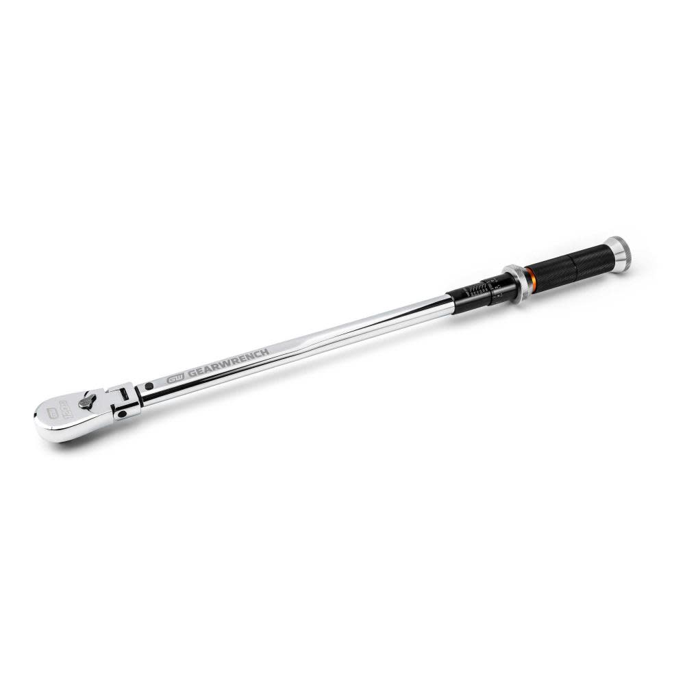 GEARWRENCH 120XP™ Flex Head Micrometer Torque Wrench 1/2 Drive 30-250 ft/Lbs ;