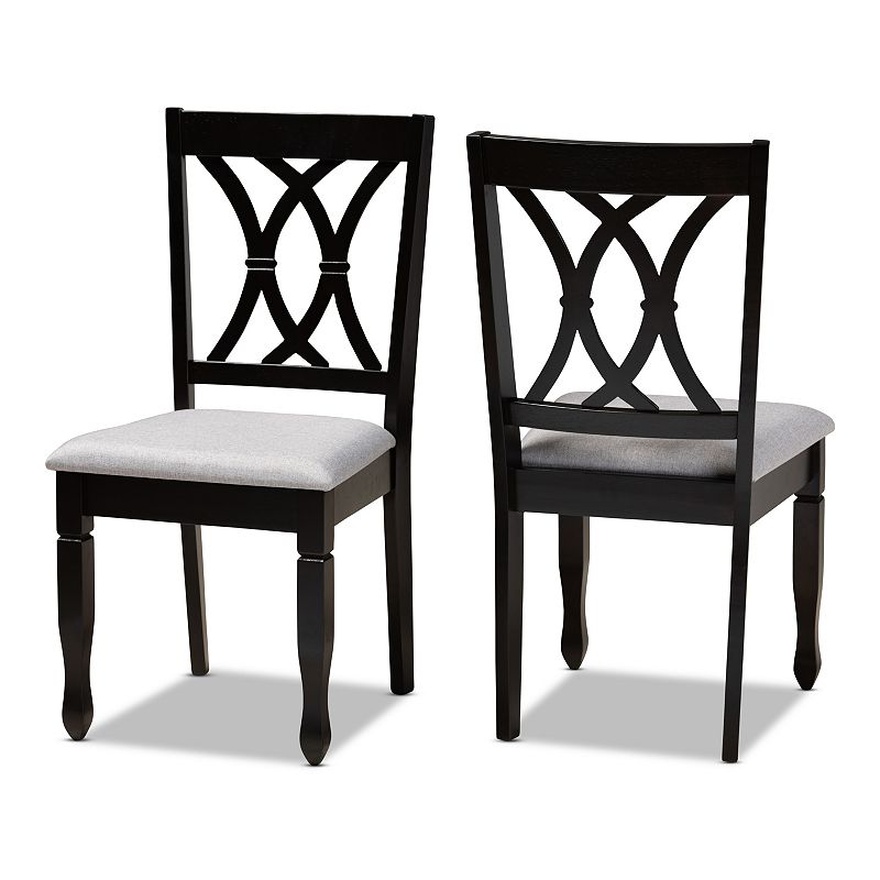 Baxton Studio Reneau Dining Chair 2-piece Set