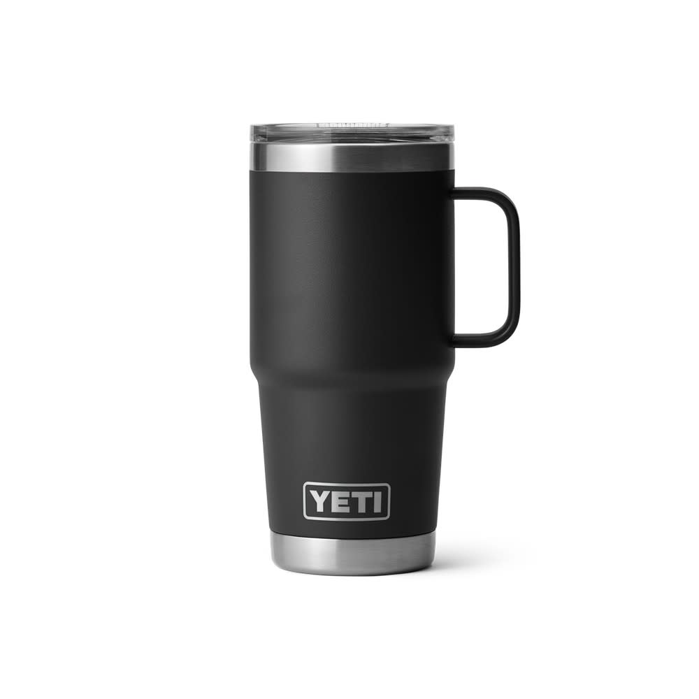 Yeti Rambler Travel Mug with StrongHold Lid Black 20oz ;