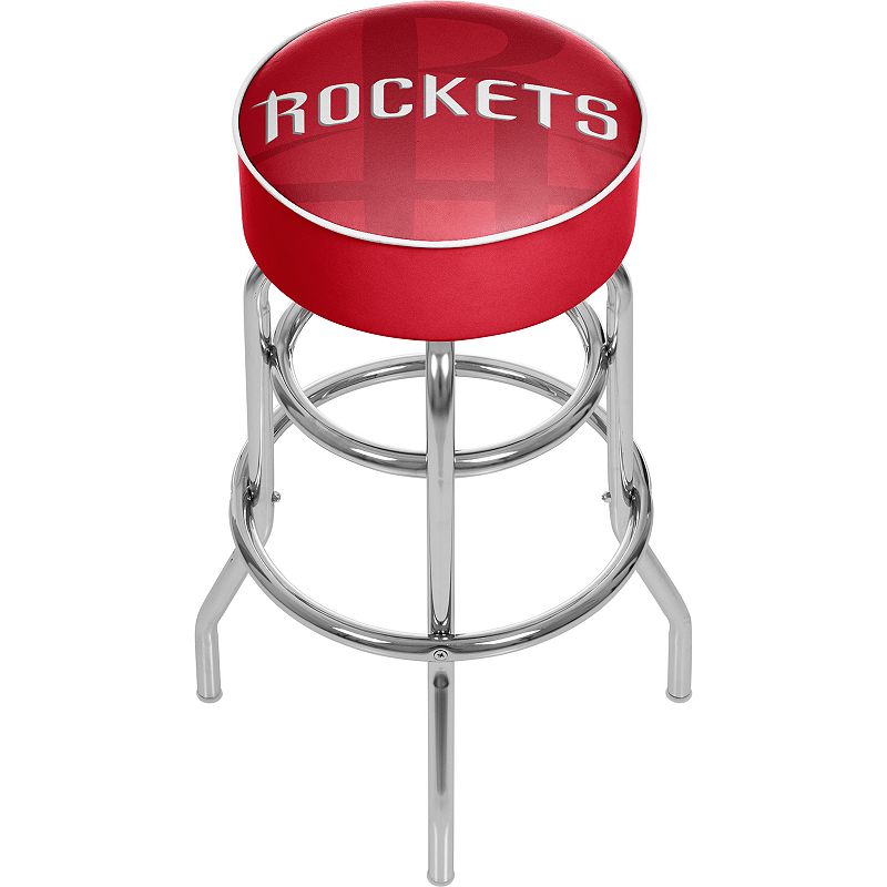 Houston Rockets Padded Swivel Bar Stool