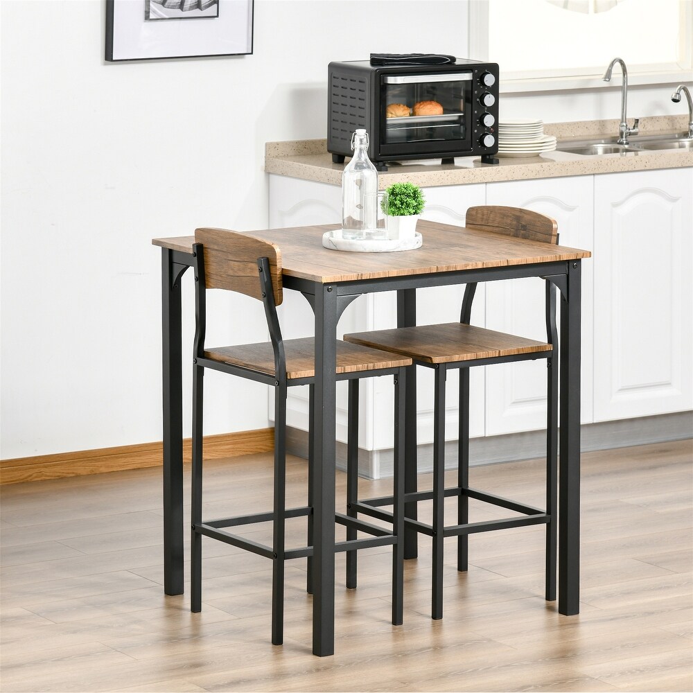 Industrial Counter Height Dining Table Set