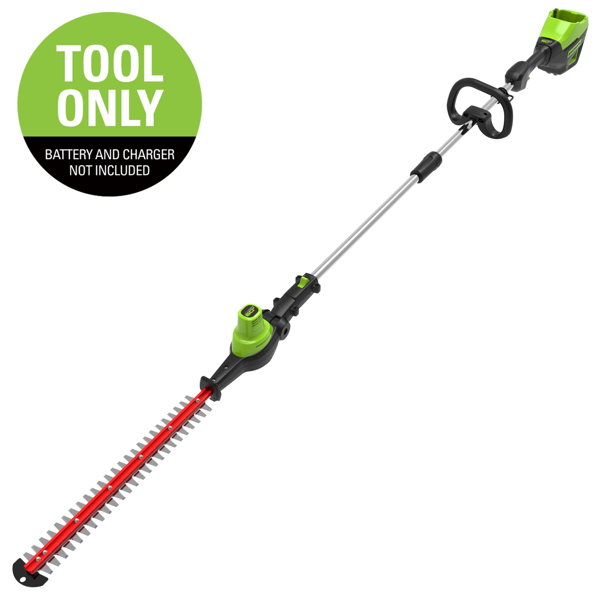 60V 20-Inch Cordless Pole Hedge Trimmer (Tool Only) | Greenworks Pro