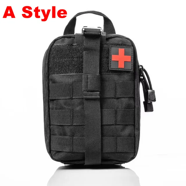 Molle Medical Pouch Tourniquet Holder Tactical First Aid Pouch Small Trauma Kit IFAK Pouch Emergency EMT Kit for Camping Hiking