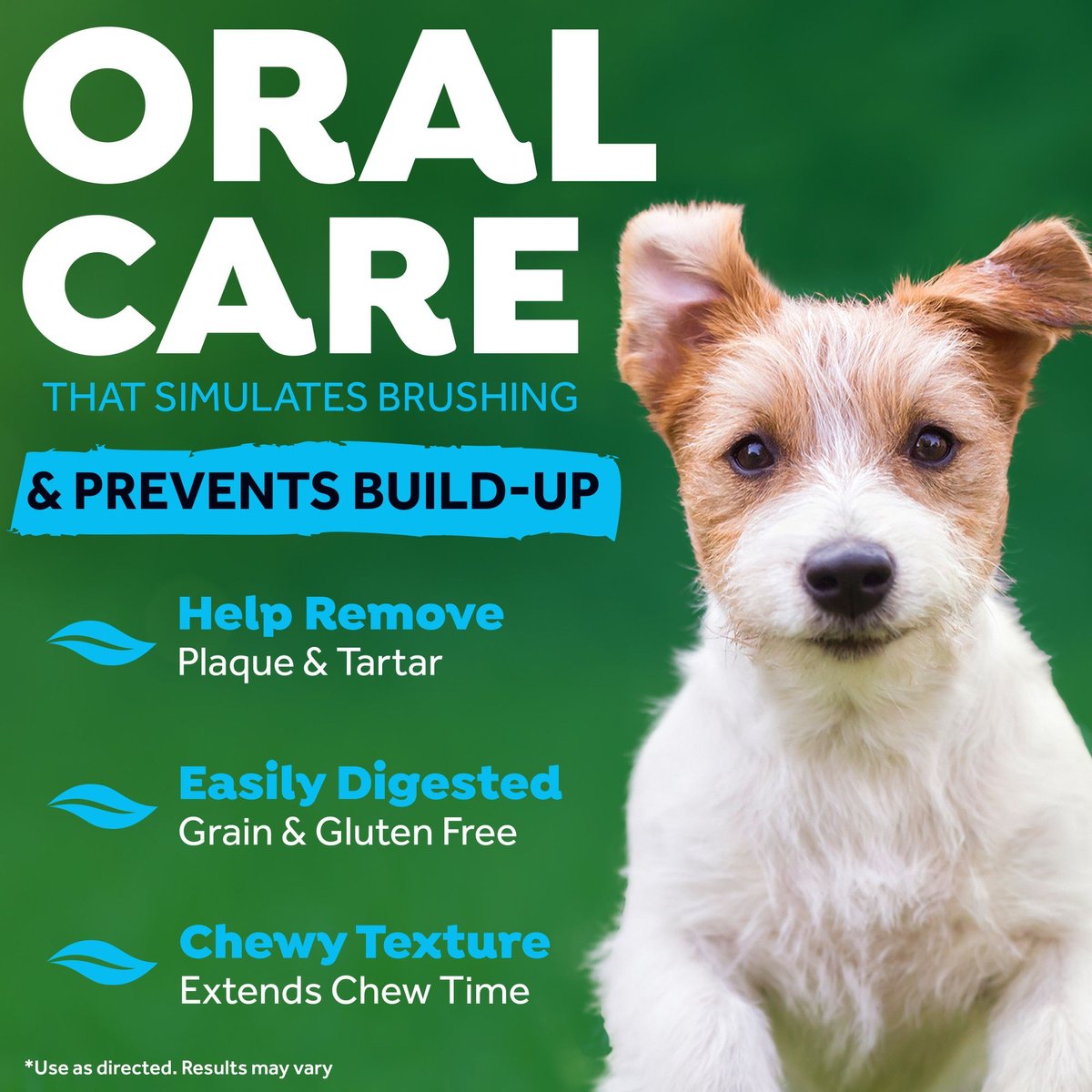 TropiClean Fresh Breath Vanilla Mint Flavor Dental Chews for Small Dogs， 5-25 lbs