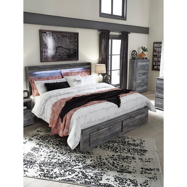 Signature Design by Ashley Baystorm Smoky Gray Panel Headboard - - 21642746