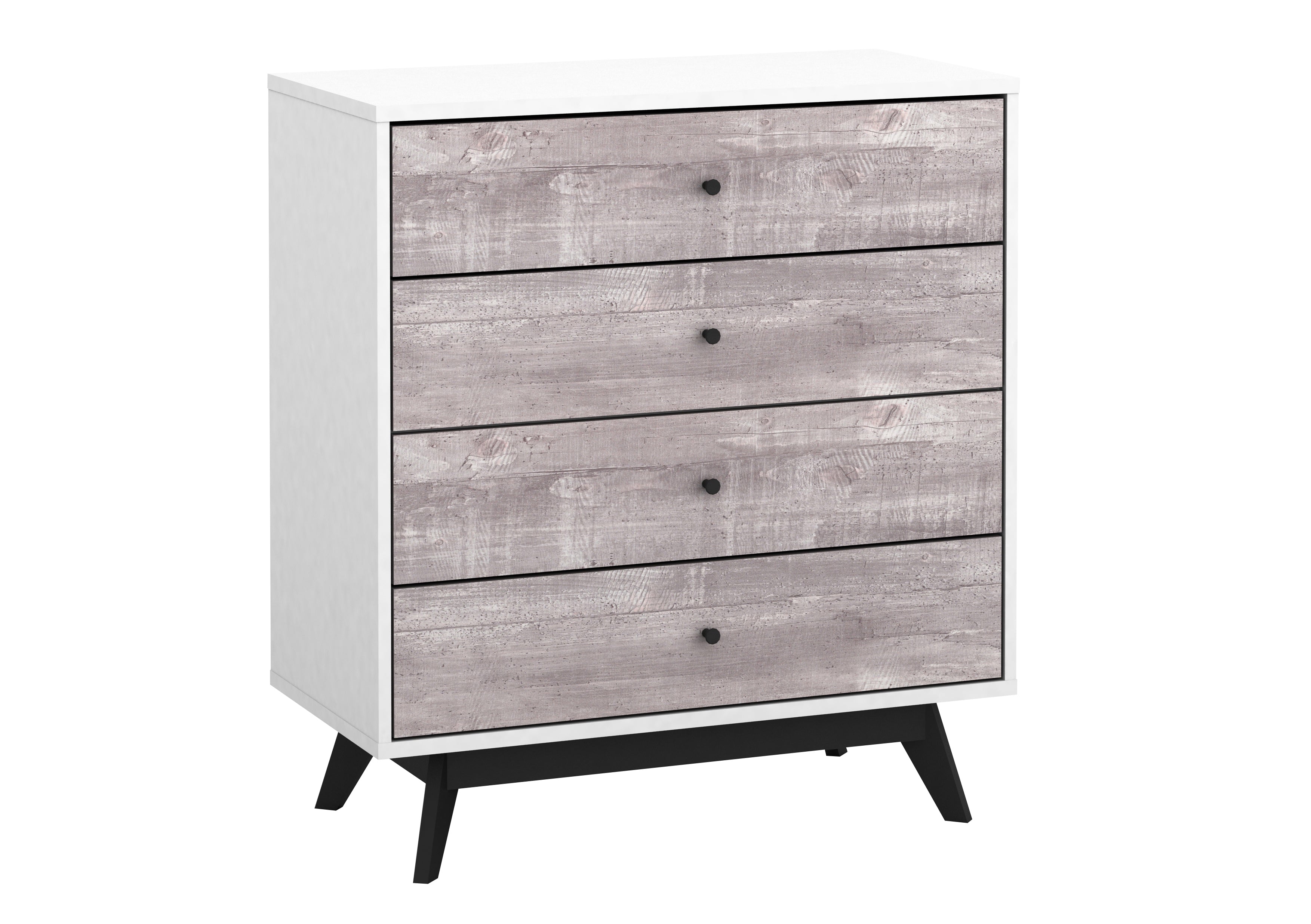 TMS Crislana 4-Drawer Chest, White