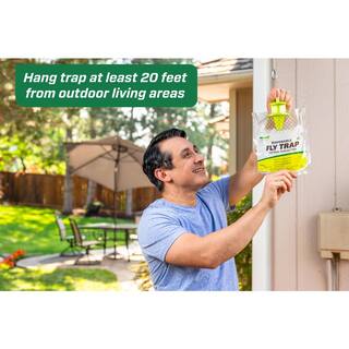 RESCUE Outdoor Disposable Fly Trap FTD-DB12