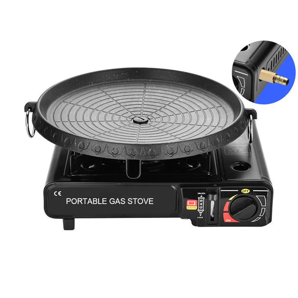 Hot Sale Outdoor Dual use Propane Table Top Gas Cooker Single Burner Cassette Stoves Portable Butane Gas Stove For Camping