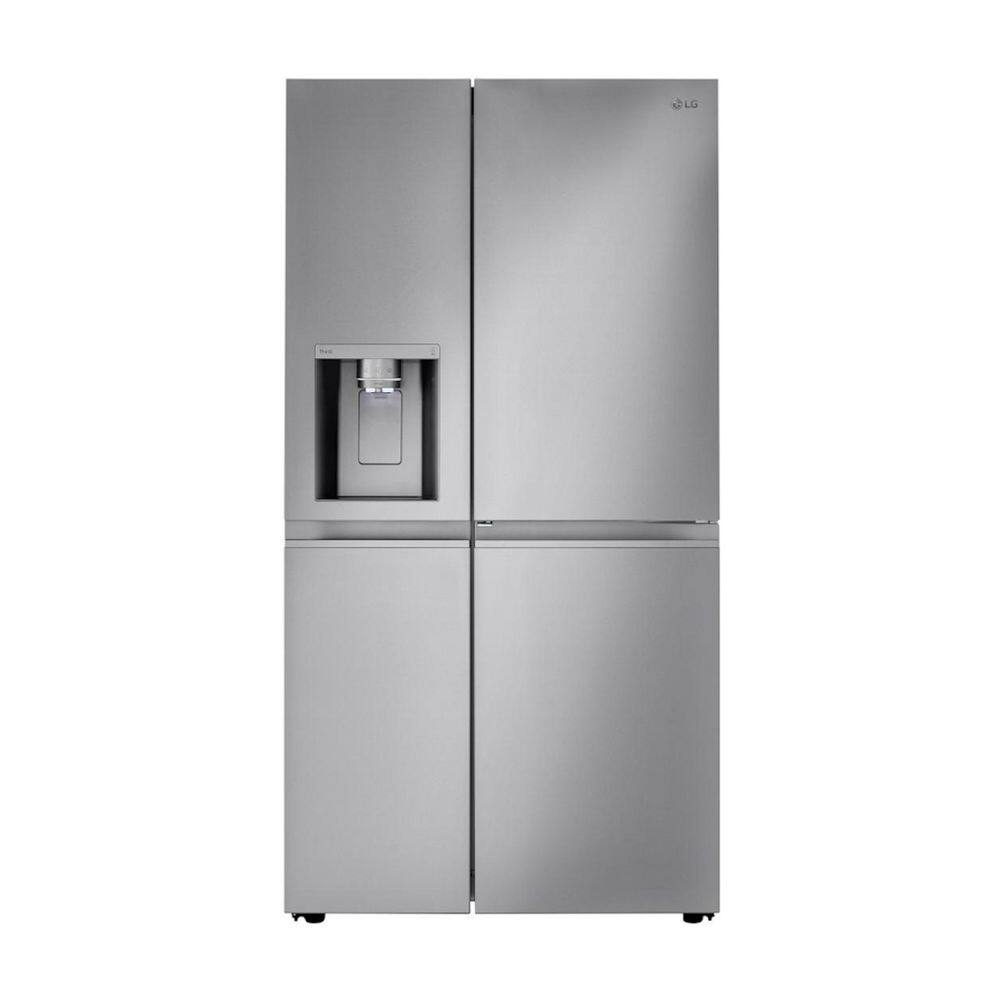 LG 27 cu .ft. Side by Side Refrigerator w Door-in-Door Pocket Handles and Craft Ice in PrintProof Stainless Steel LRSDS2706S