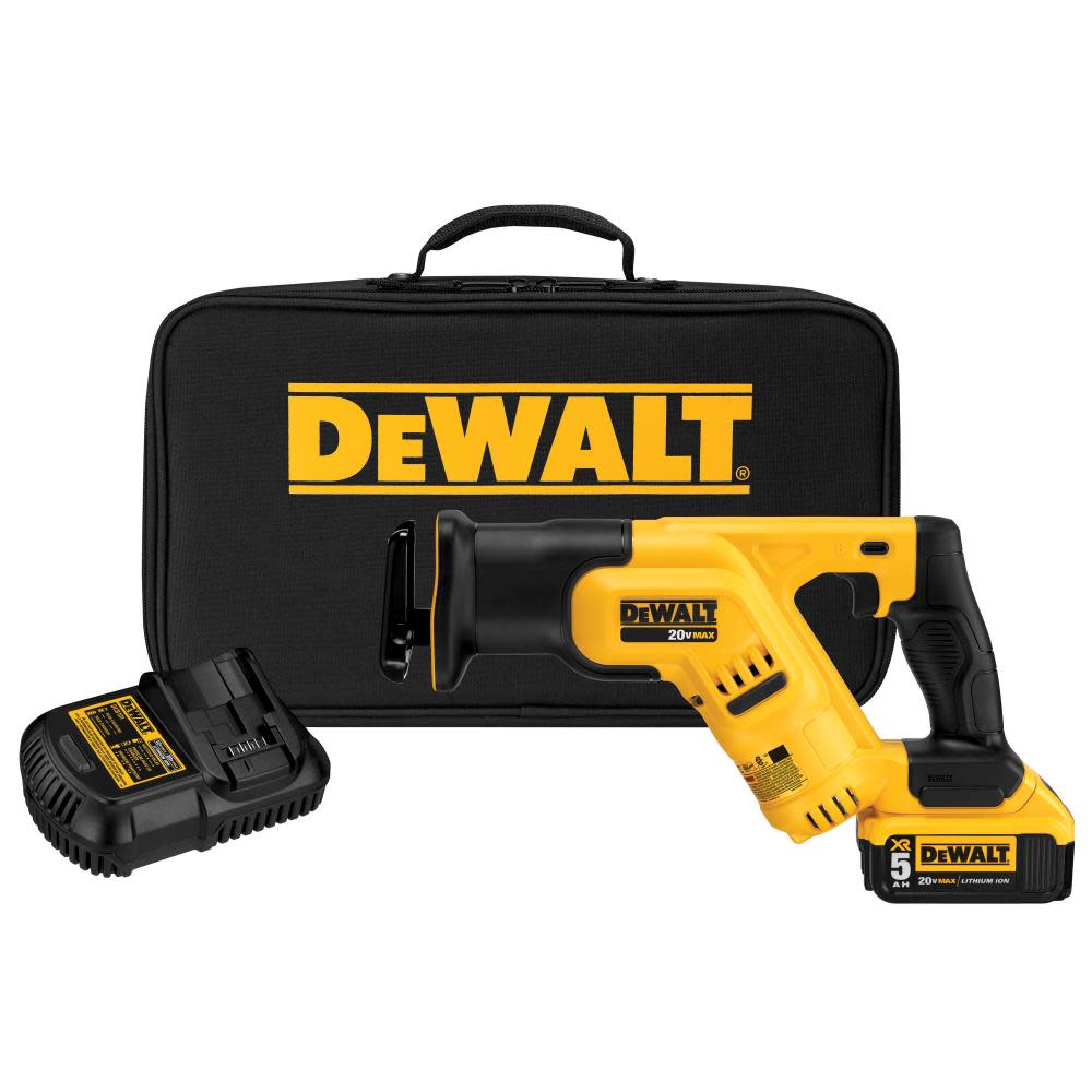 DEWALT 20 V MAX Compact Reciprocating Saw Kit (5.0Ah) DCS387P1 from DEWALT