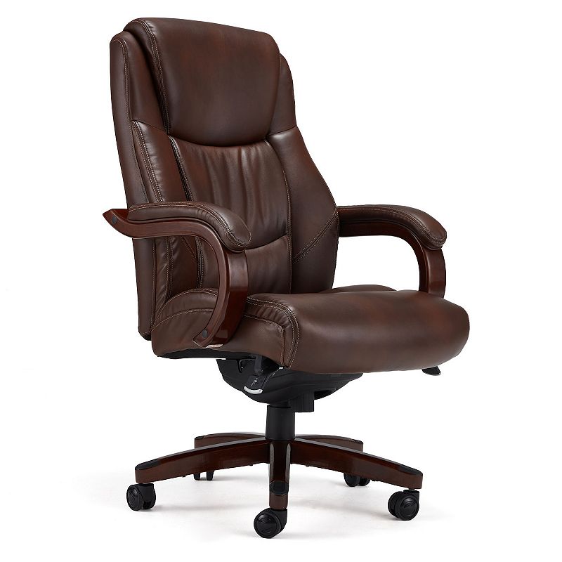 JOMEED Delano Big and Tall Executive Office Chair with Lumbar Support， Brown