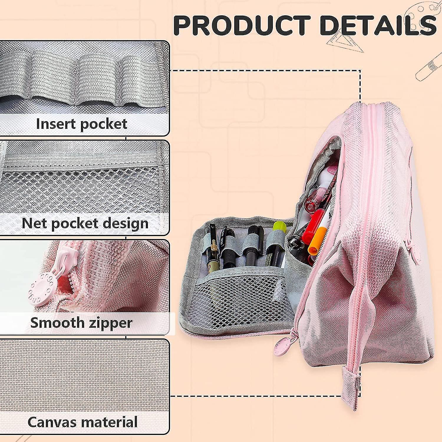 Big Capacity Pencil Case， Extra Large Pencil Pouch， Easy To Carry Pencil Bag For Students Men And Women