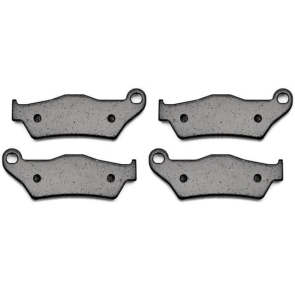 Front Brake Pads Compatible with 2005-2009 Piaggio X9 500 Evolution - Non-Metallic Organic NAO Brake Pads Set