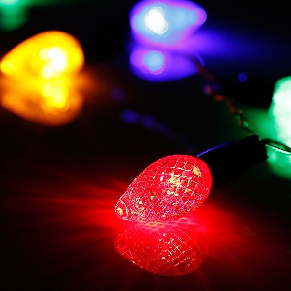 20 LEDs Colored String Lights，7.22ft，Battery Powered，Two Modes