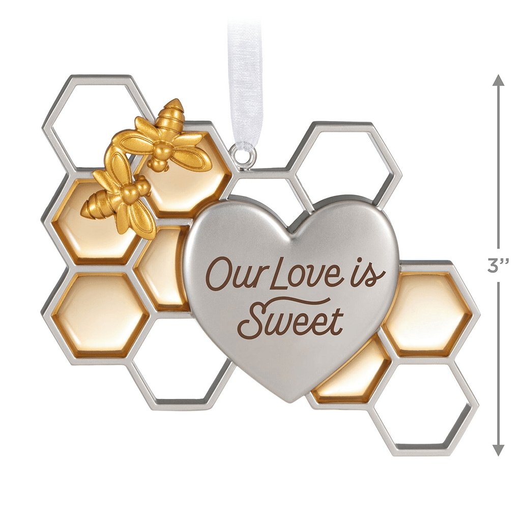 Hallmark  Our Love is Sweet Metal Ornament