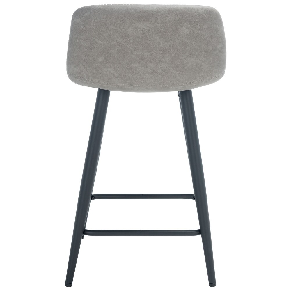 SAFAVIEH Asena 24 inch Faux Leather Counter Stool   19.7\