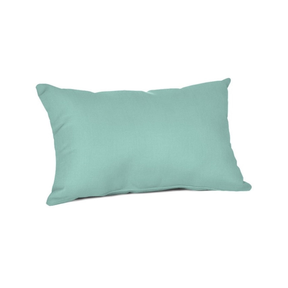 Sunbrella 20 x 13 Solid fabric Outdoor Lumbar Throw Pillow   20\